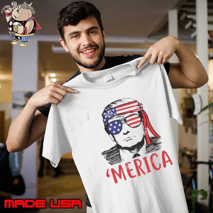 Trump Merica Donald Trump 4th Of July Trump Sunglasses Usa Flag Unisex