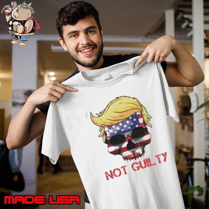 Trump Not Guilty Maga Skull Unisex