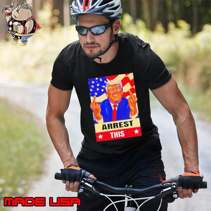 Trump arrest this never surrender fingers Unisex