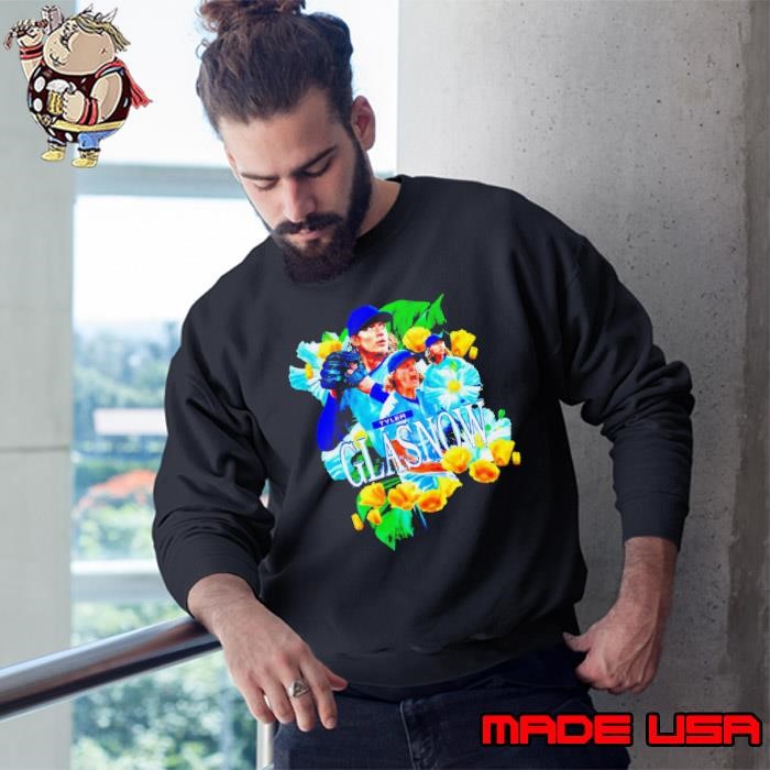 Tyler Glasnow Los Angeles Dodgers flowers Sweatshirt