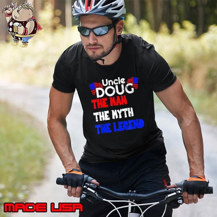 Uncle Doug The Man Myth Legend American flag Unisex