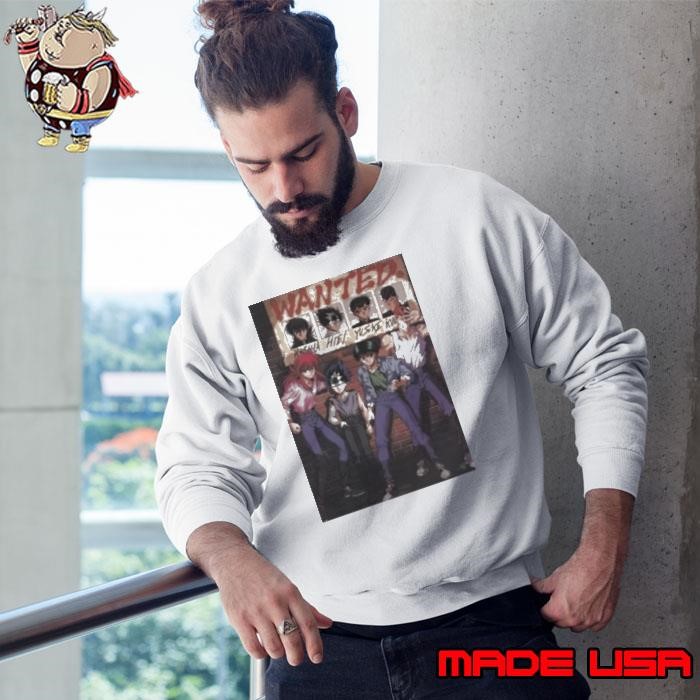 Wanted Kurama Hiei Yusuke Kuwabara Sweatshirt