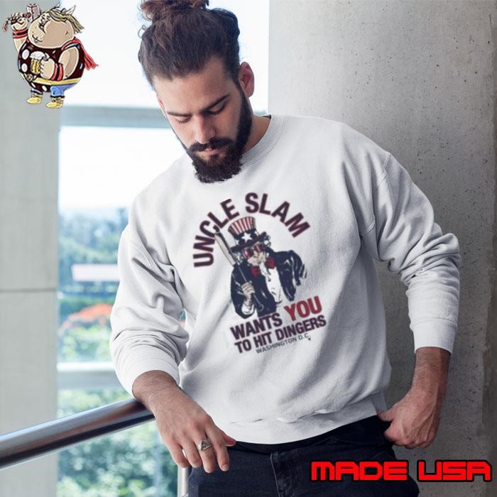 Washington Baseball Uncle Slam Wants You To Hit Dingers Sweatshirt