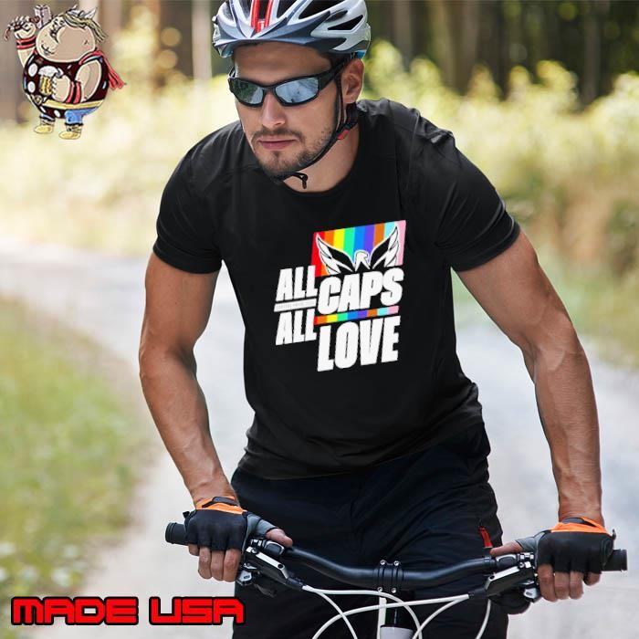 Washington Capitals All Caps All Love Capital Pride 2024 Gay Pride Unisex