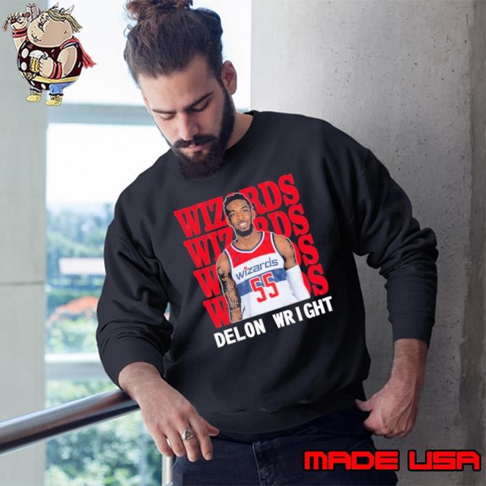 Washington Wizards Delon Wright American professional basketball player Sweatshirt