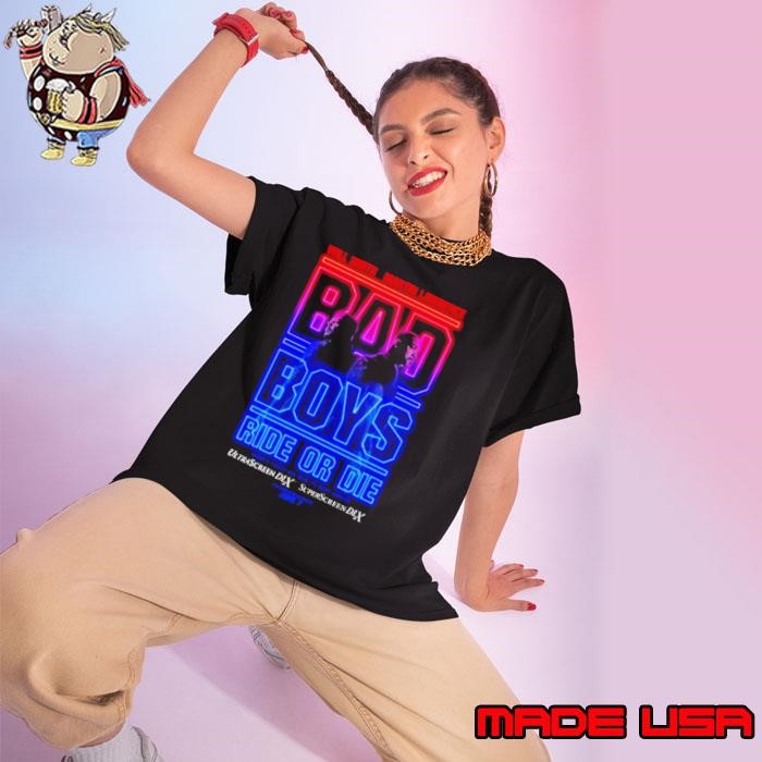 Will Smith Martin Lawrence Bad Boys Ride Or Die June 7 Poster Ladies tee