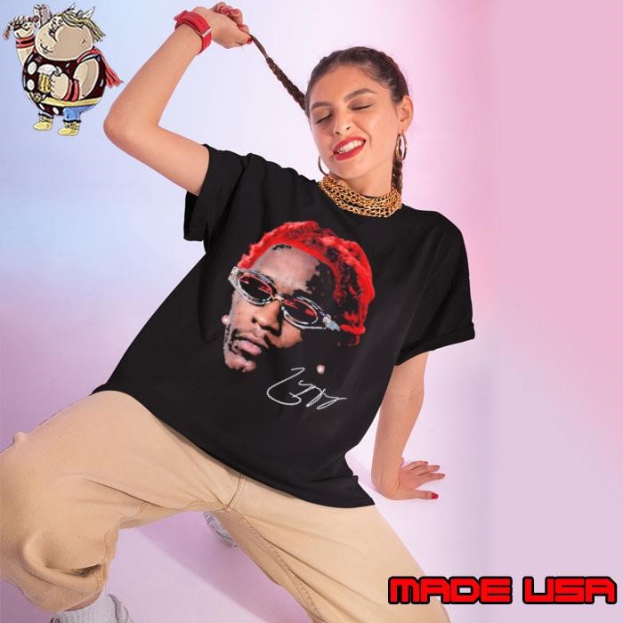 Young Thug Head Red an American rapper Ladies tee