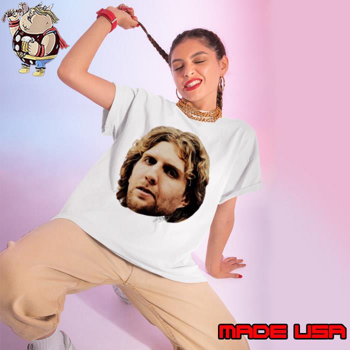 Dirk Nowitzki Big Face German former professional basketball shirt