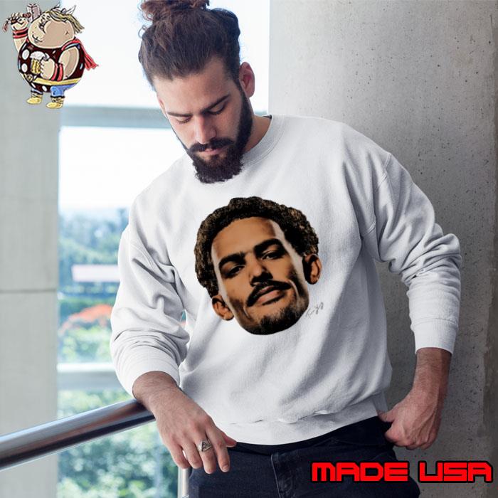 Trae Young Big Face American professional basketball player s Sweatshirt
