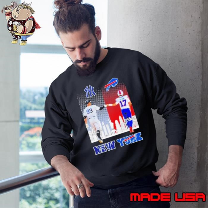 Aaron Judge And Josh Allen New York Sports Teams 2025 Sweatshirt