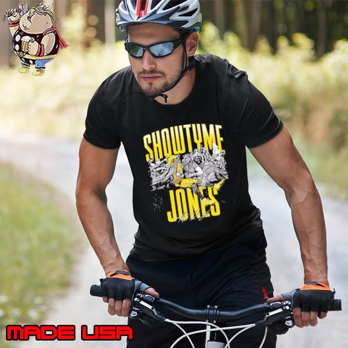 Aaron jones crowd leap showtyme signature American football running back Unisex