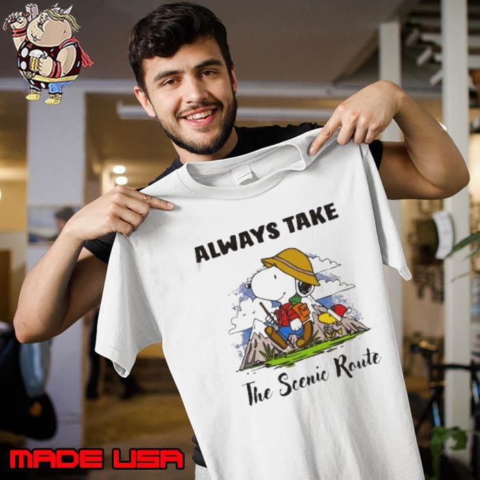 Always Take The Scenic Route Dr Simon Butler Snoopy Unisex
