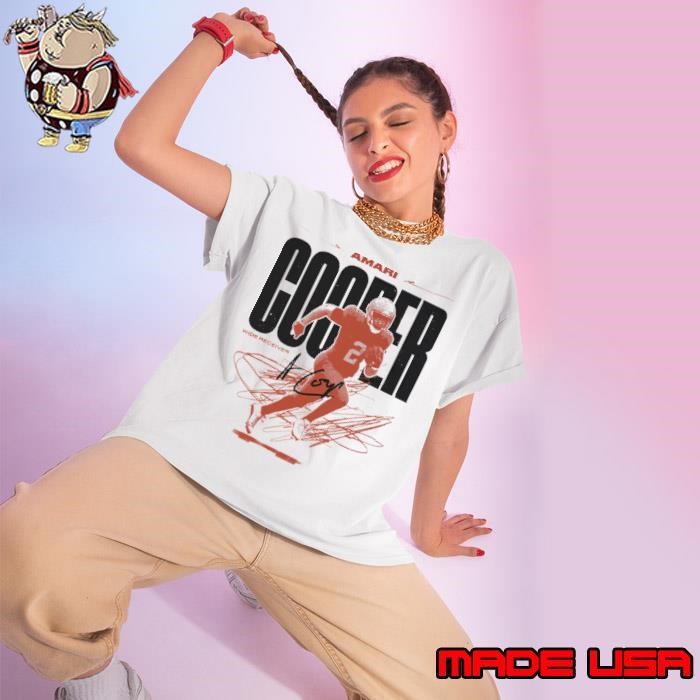 Amari Cooper Cleveland Wide Receiver Signature Vintage Ladies tee