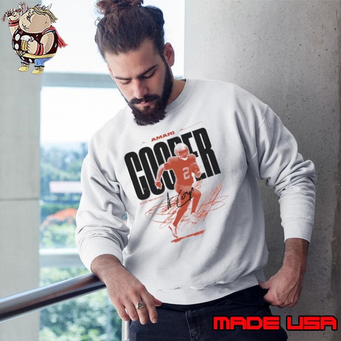 Amari Cooper Cleveland Wide Receiver Signature Vintage Sweatshirt