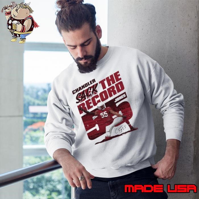 American football defensive end chandler jones sack Sweatshirt