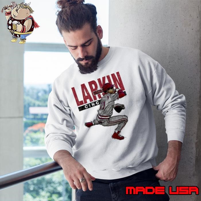 American former professional baseball barry larkin sketch Sweatshirt