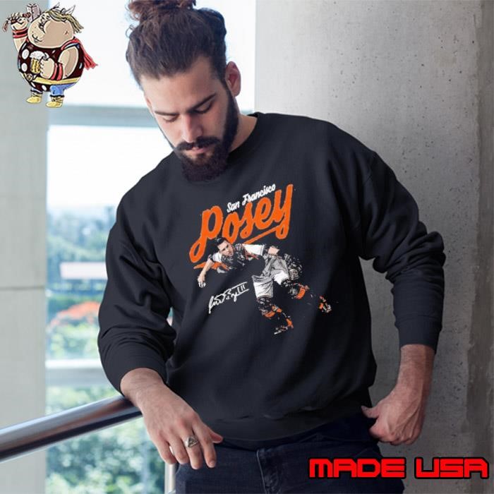 American former professional baseball catcher buster posey base Sweatshirt
