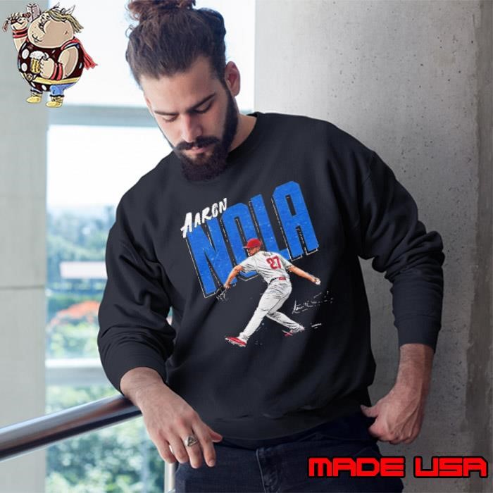 American professional baseball pitcher aaron nola chisel Sweatshirt