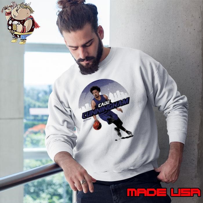 American professional basketball player cade cunningham skyline Sweatshirt
