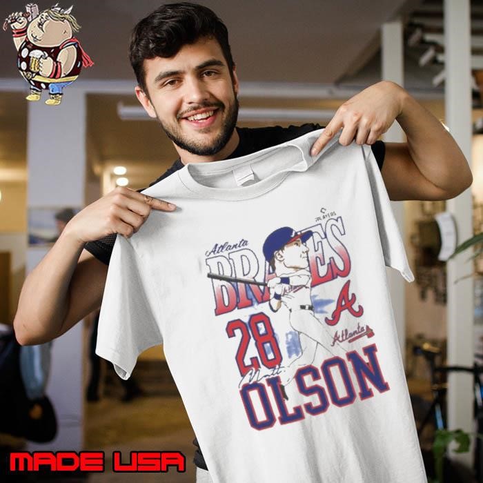 Atlanta Braves Matt Olson Caricature Baseball Unisex