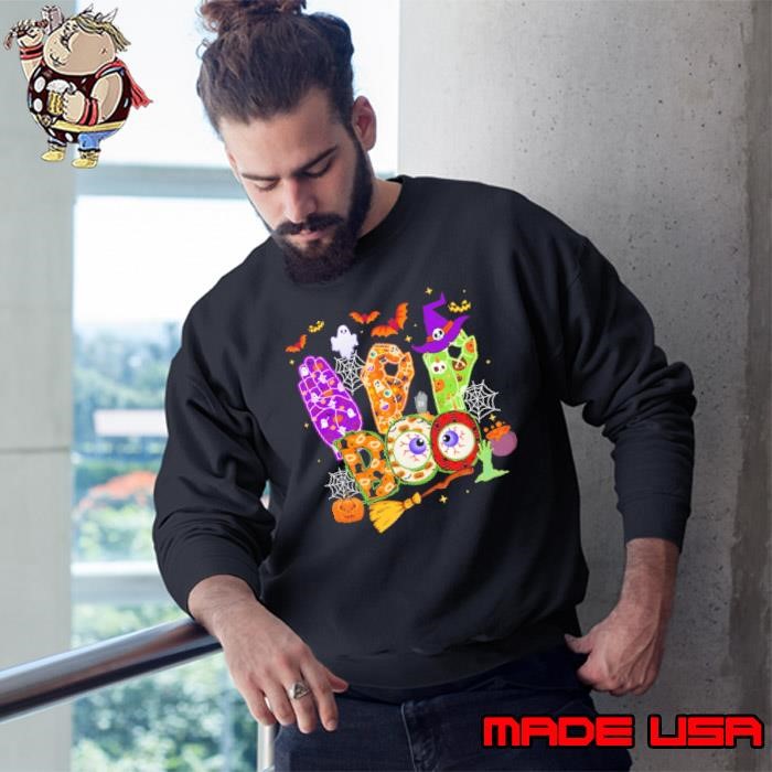 Boo ASL American Language Halloween Boo ASL Sweatshirt