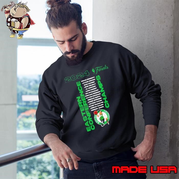Boston Celtics 2024 Eastern Conference Champions Jump Ball Roster Sweatshirt