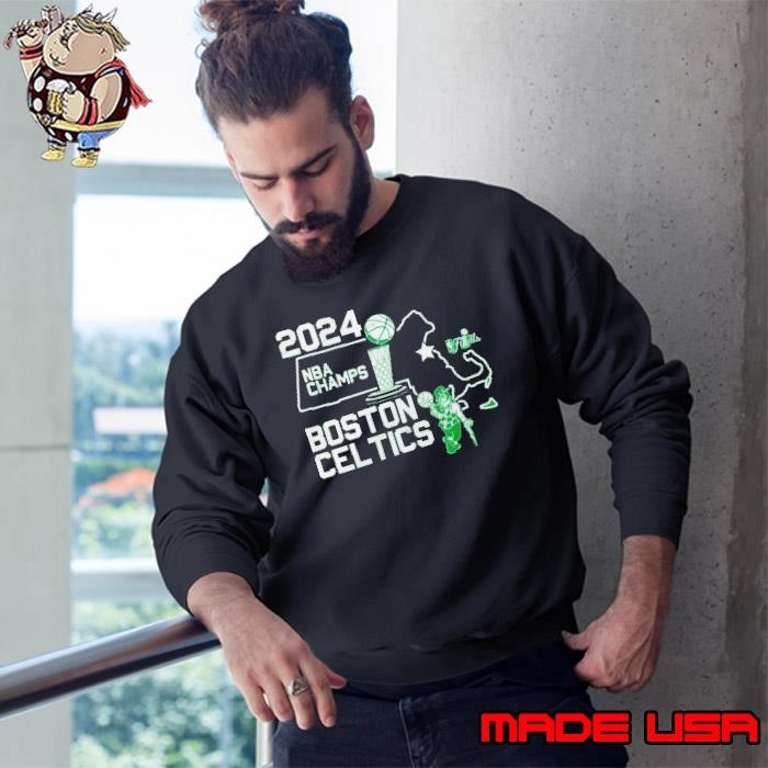 Boston Celtics 2024 NBA Finals Champions City State Sweatshirt