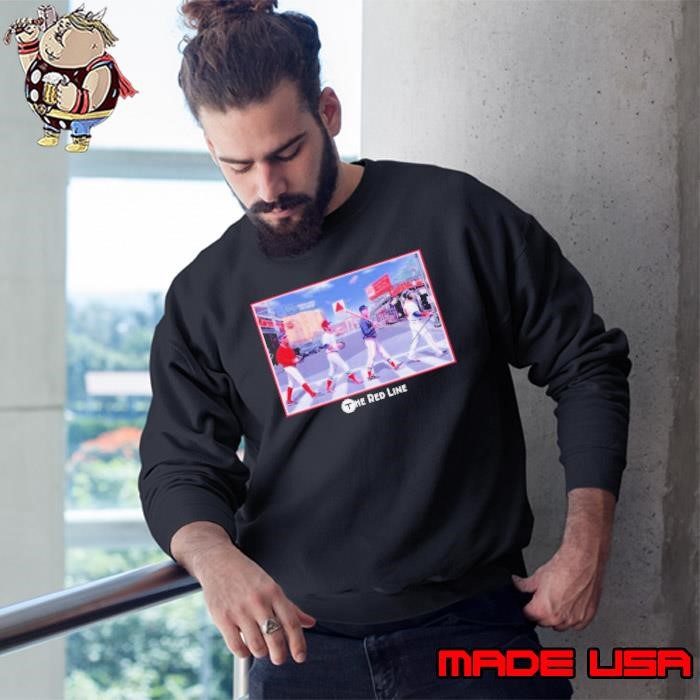 Boston Red Sox The Red Line Abbey Road Sweatshirt