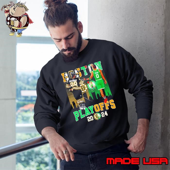 Boston Sports Teams David Pastrnak And Jayson Tatum Playoffs 2024 Sweatshirt