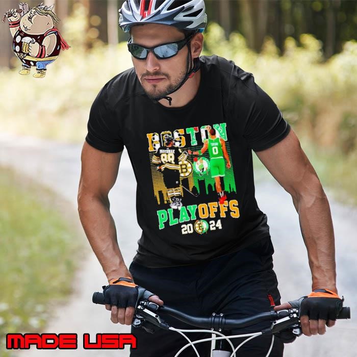 Boston Sports Teams David Pastrnak And Jayson Tatum Playoffs 2024 Unisex