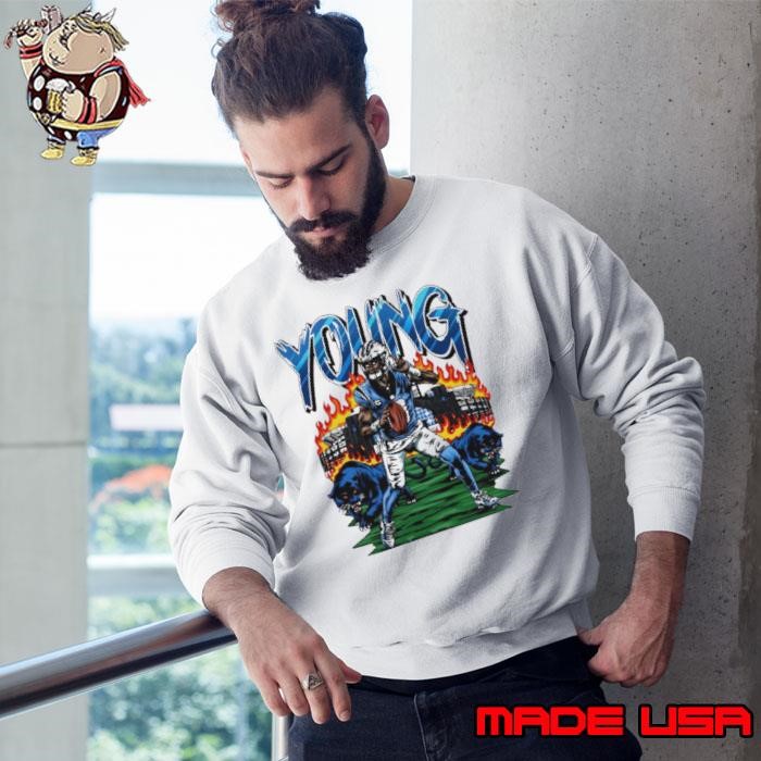 Bryce Young Carolina Panthers Young stadium graphic Sweatshirt