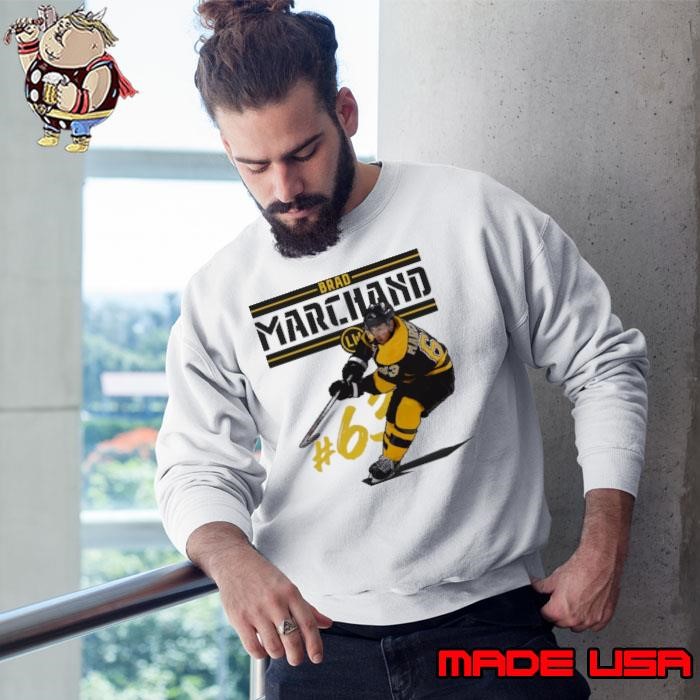 Canadian professional ice hockey left winger brad marchand play Sweatshirt