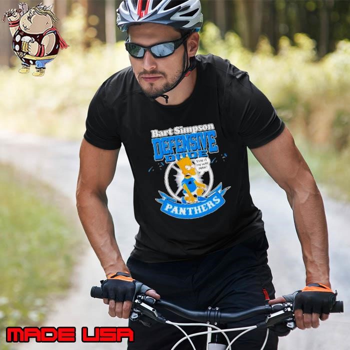 Carolina Panthers Nfl Bart Simpson Defensive Dude 2024 Unisex