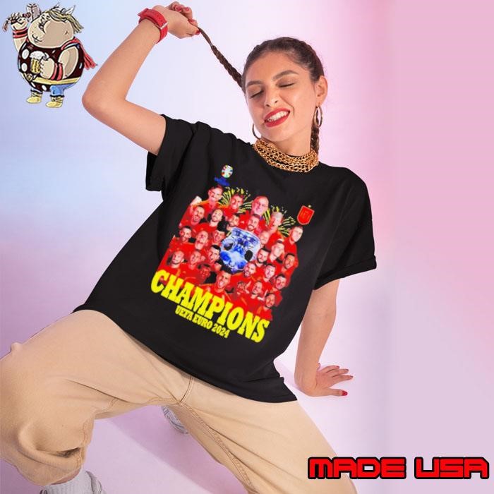 Champions UEFA Euro 2024 Spain Ladies tee