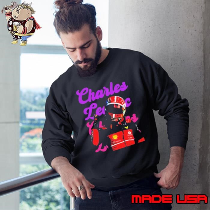 Charles Leclerc Neon Monégasque racing driver Sweatshirt