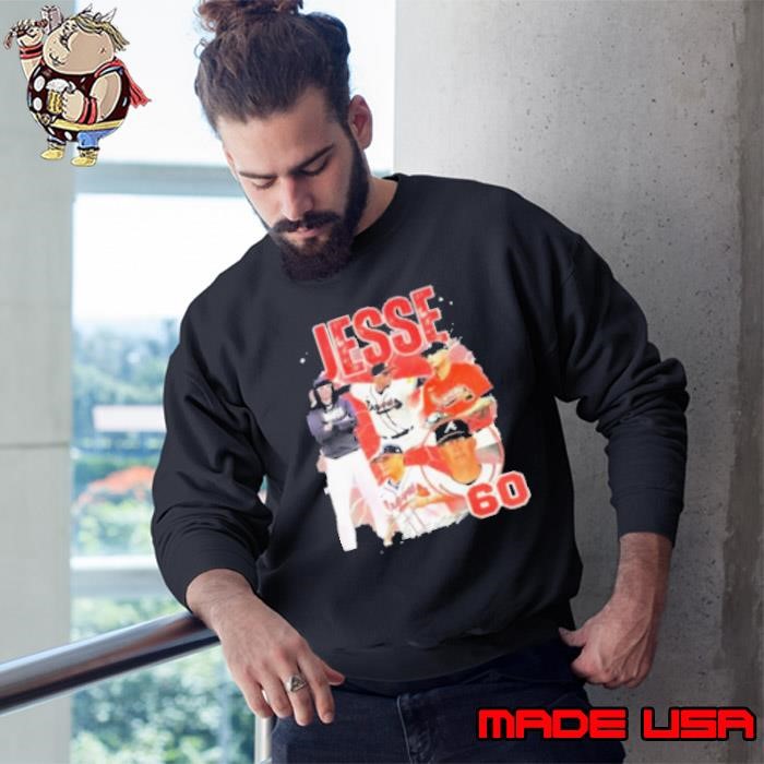Charlie Morton Wearing Jesse Chavez Sweatshirt