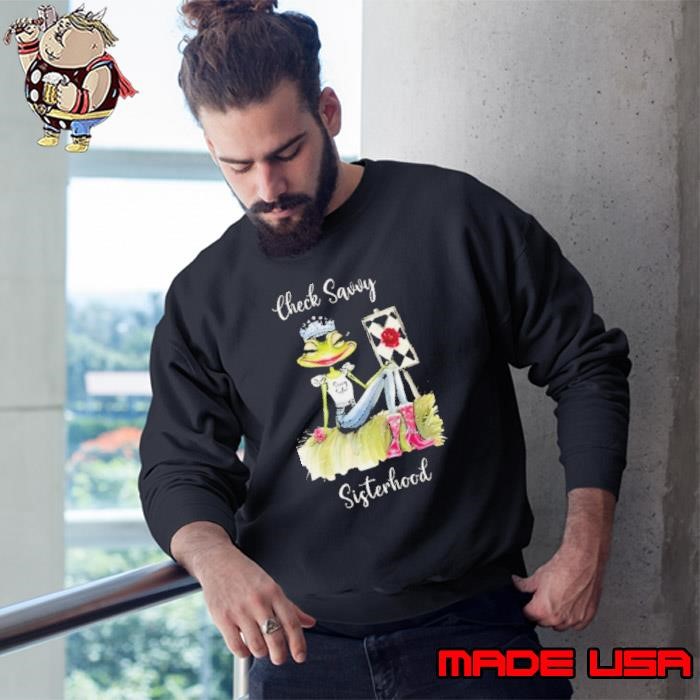 Check Savvy Sisterhood Sweatshirt