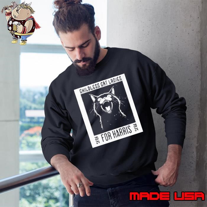 Childless Cat Ladies So Cool Bro for Harris (MALA) 2024 Sweatshirt