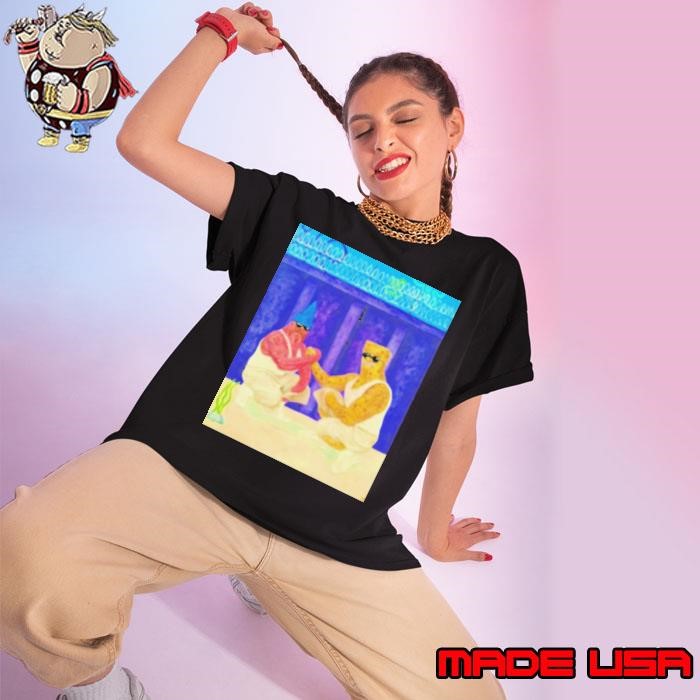 Cholobob Spongebob and Pinhead Vato Shakin Patrick Hands Bro Ladies tee