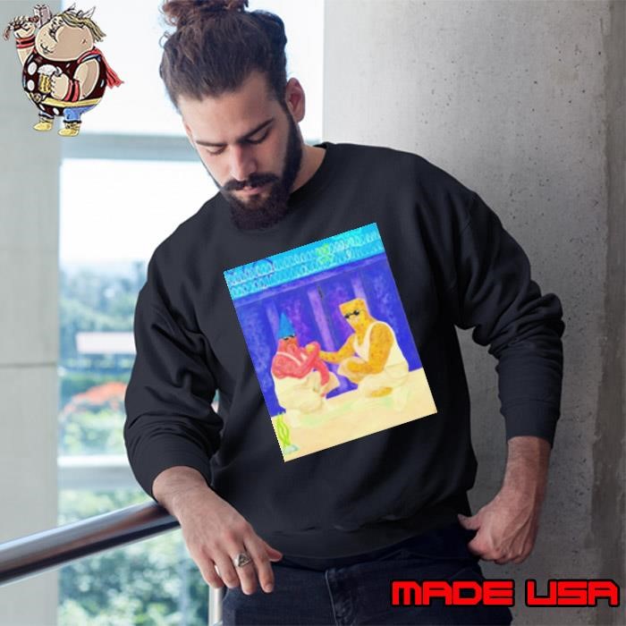 Cholobob Spongebob and Pinhead Vato Shakin Patrick Hands Bro Sweatshirt