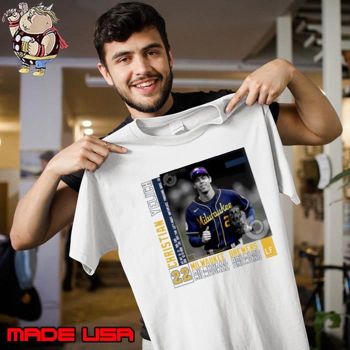 Christian yelich American professional baseball left fielder Milwaukee Brewers Unisex