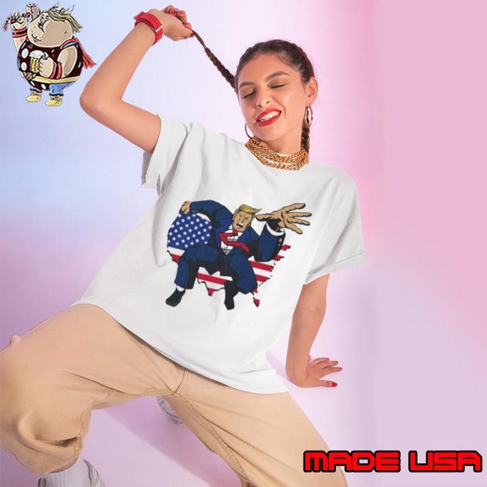 Comic Trump Garment-Dyed Ladies tee