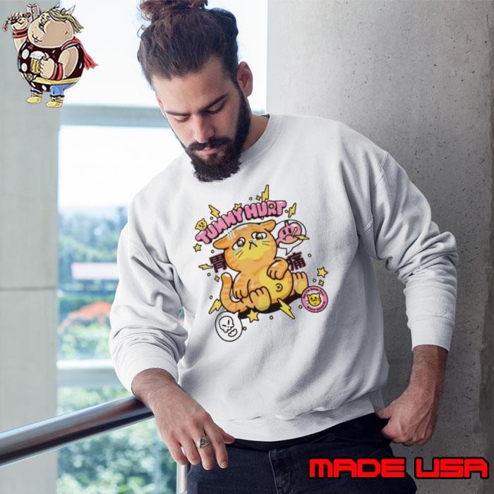 Cool Tummy Hurt Cat Sweatshirt