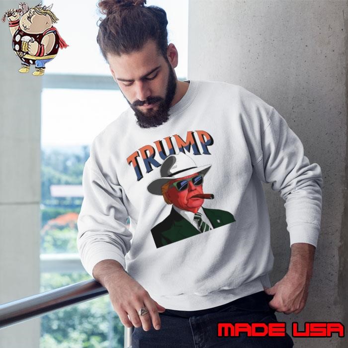 Cowboy Donald Daddy Make America Great Sweatshirt