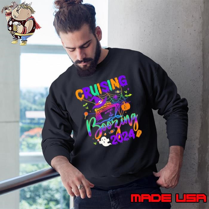 Cruising and Boozing Halloween Cruise Squad 2024 Sweatshirt