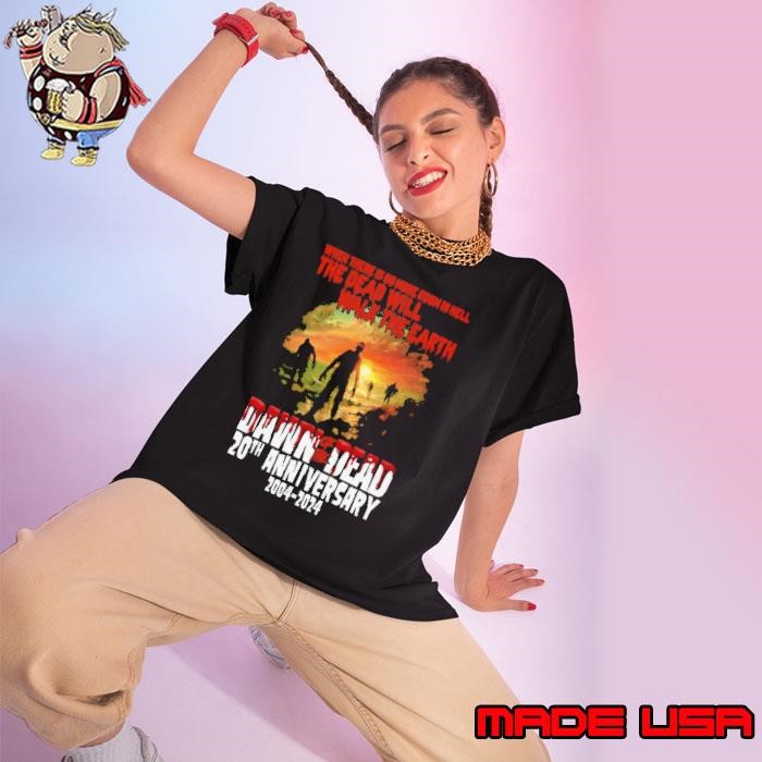 Dawn Of The Dead 20th Anniversary 2004 2024 Ladies tee