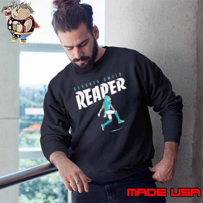 Devonta Smith Reaper American football wide receiver Philadelphia Eagles Sweatshirt