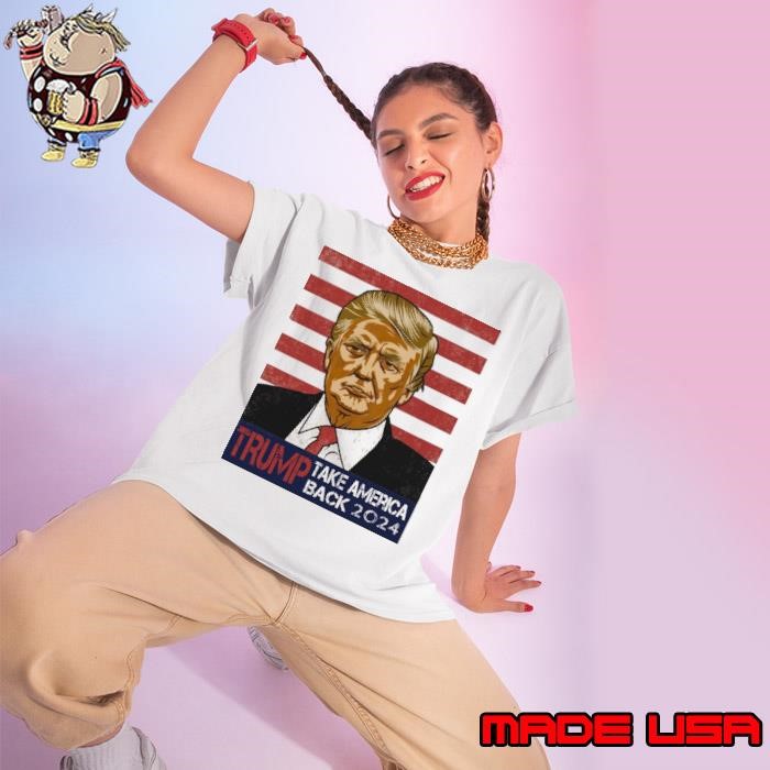 Donald Trump 2024 Take America Back Election Ladies tee