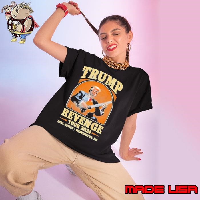 Donald Trump Revenge Tour 2024 Oval Office Washington Dc Ladies tee