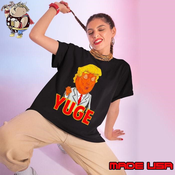 Donald Trump Yuge Cartoon Ladies tee